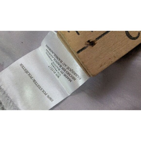 Penelope Mack Girls 4T silver purple Dress W/ Pink Sequins & Flower Accent Tulle - Picture 8 of 8